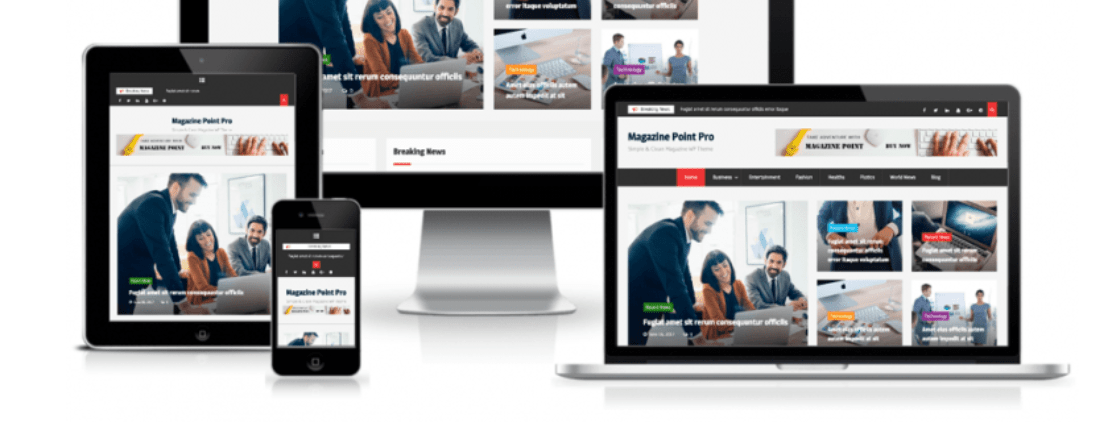 Blog magazine WordPress theme – Magazine Point Pro | Axle Themes